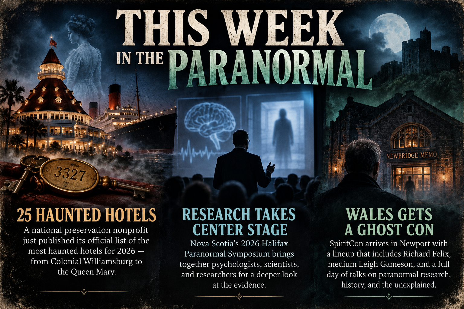 The Signal: 25 Officially Haunted Hotels, a Parapsychology Symposium in Halifax, and a Ghost Con in Wales